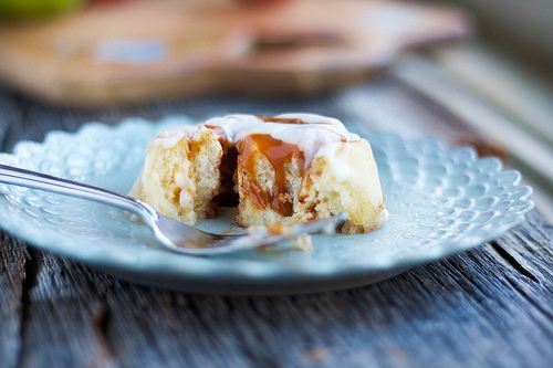 Caramel Apple Cinnamon Rolls