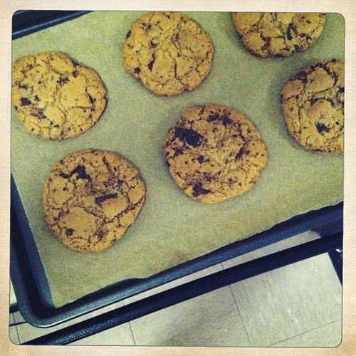 Whole wheat chocolate chip cookies